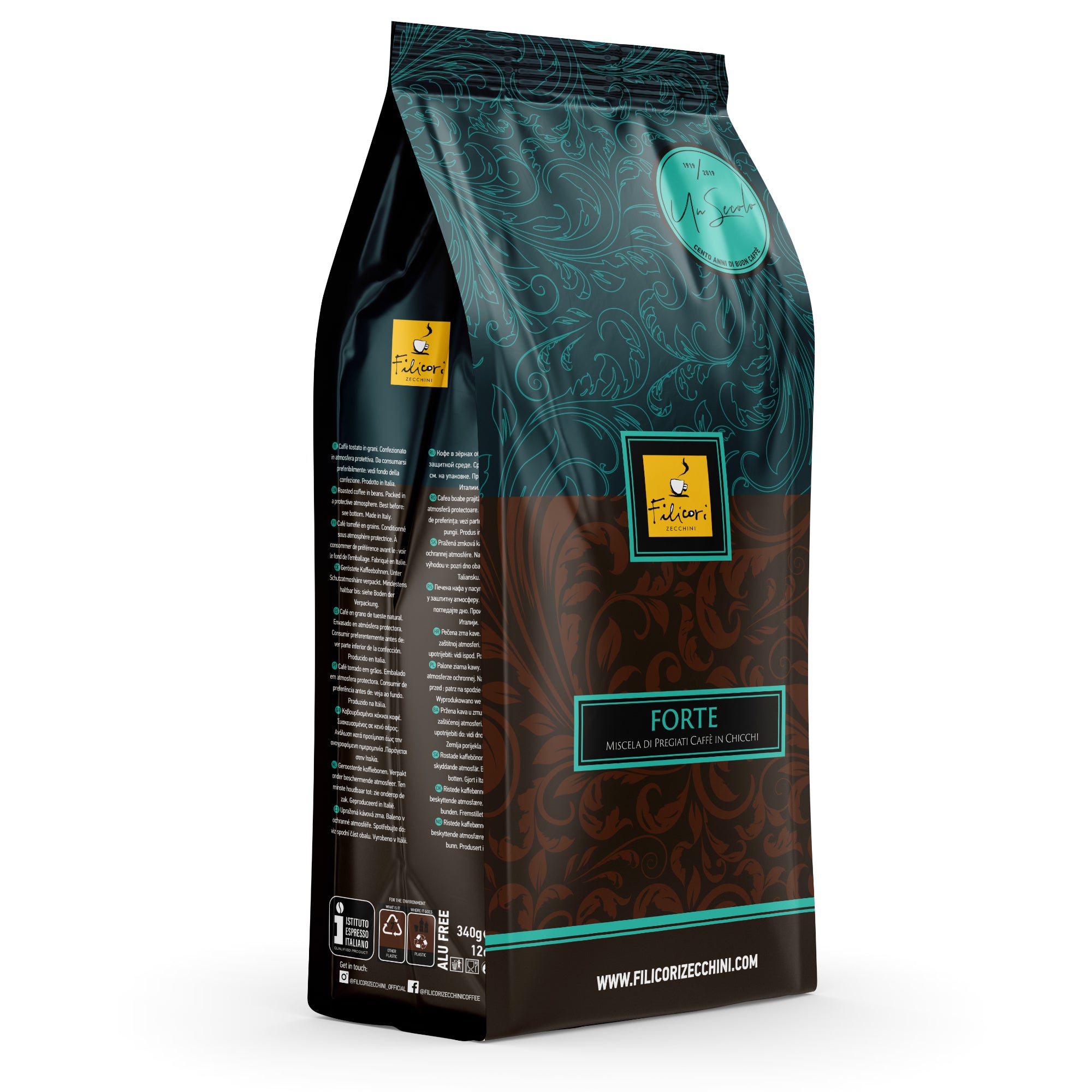 Filicori Zecchini Forte Whole Bean - 12oz – Whole Latte Love