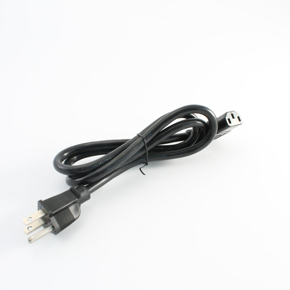 Black 3-prong Power Cord 4 Feet Long – Whole Latte Love