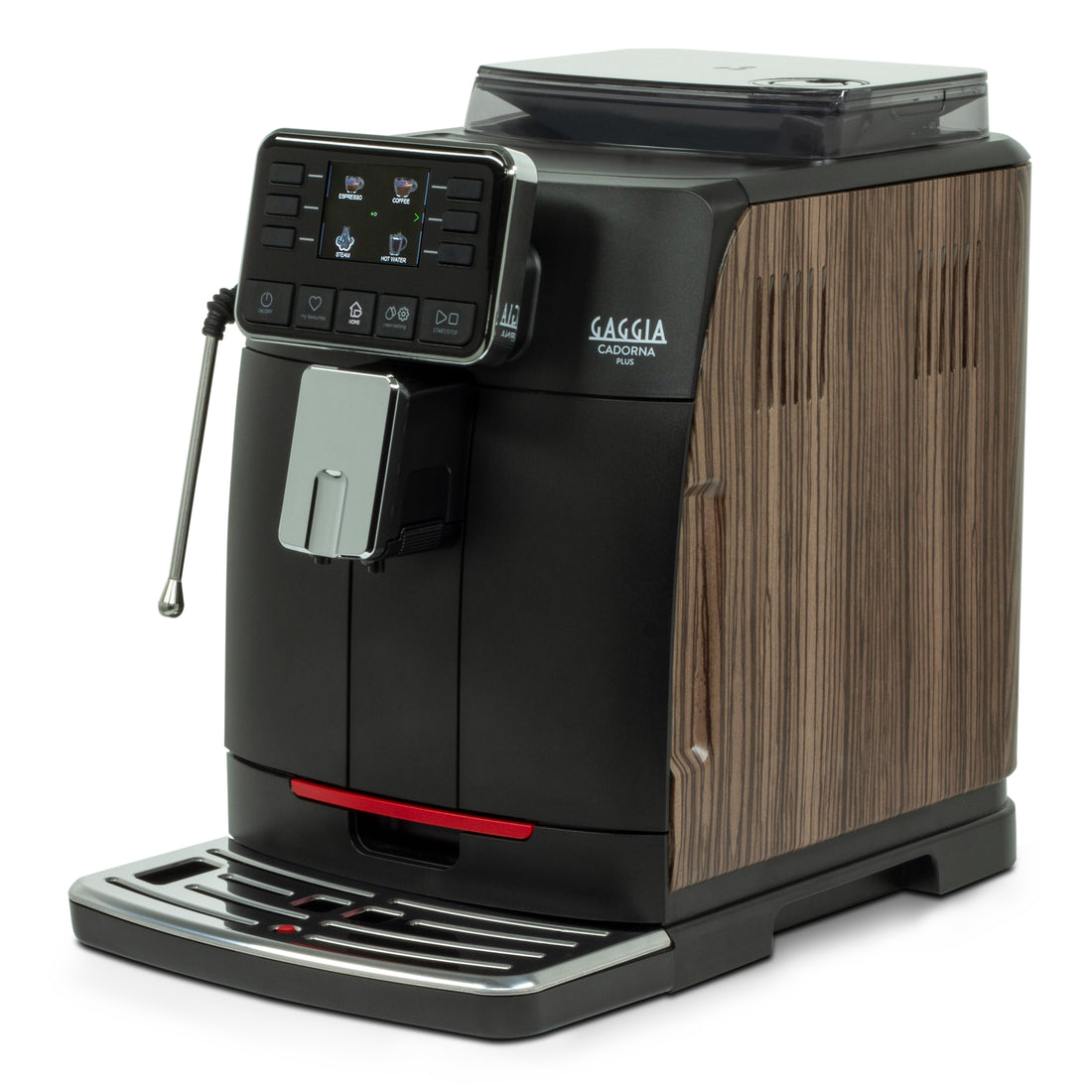 Gaggia Cadorna Barista Plus Automatic Espresso Machine - Zebrano Grain