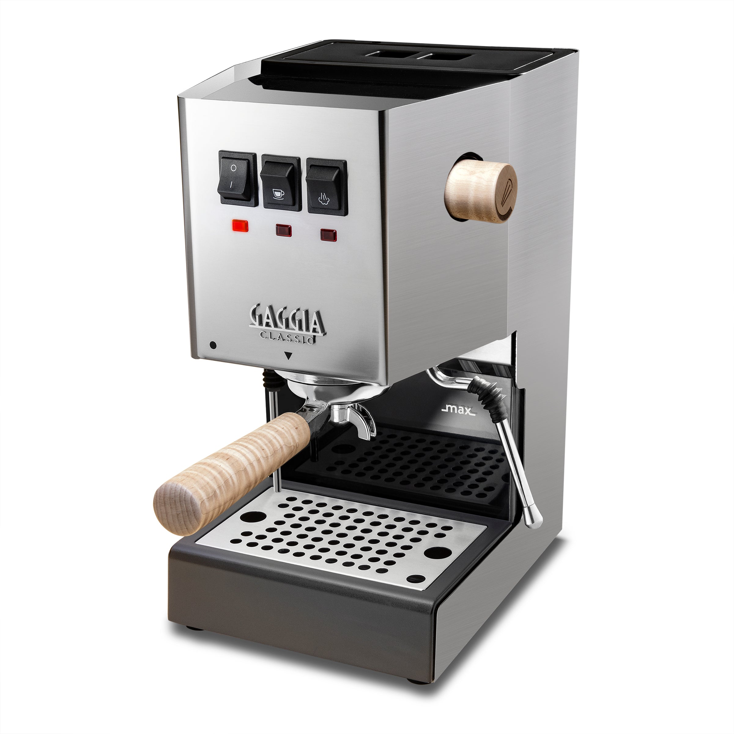Gaggia Classic Pro in Stainless Steel - Tiger Maple - Default Title