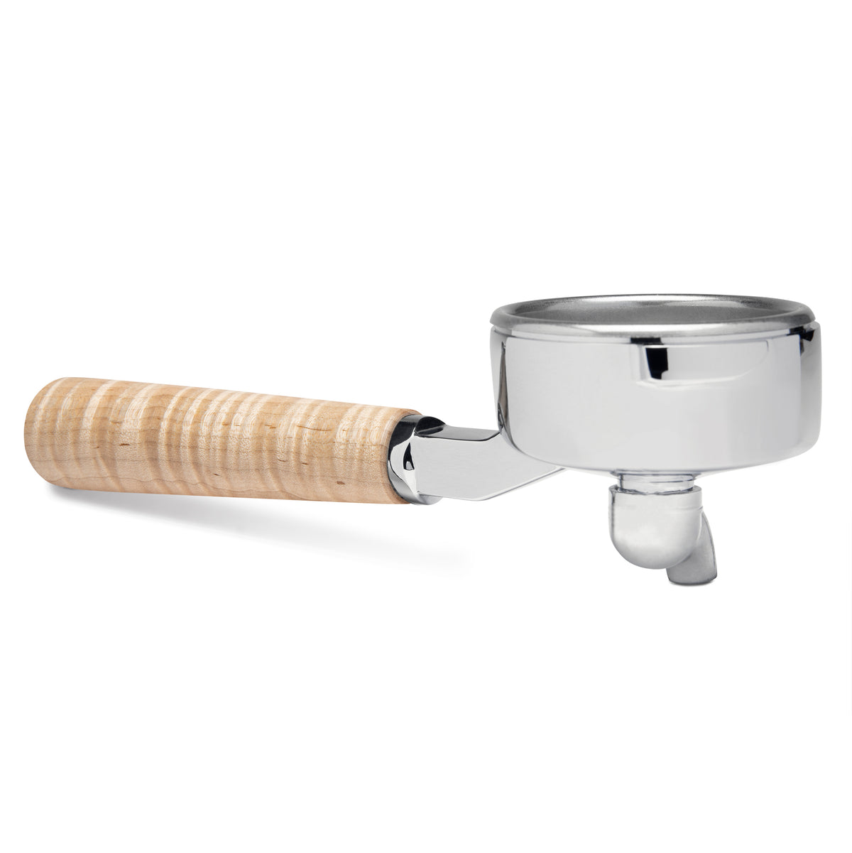 Tiger Maple Single Spout Gaggia Portafilter