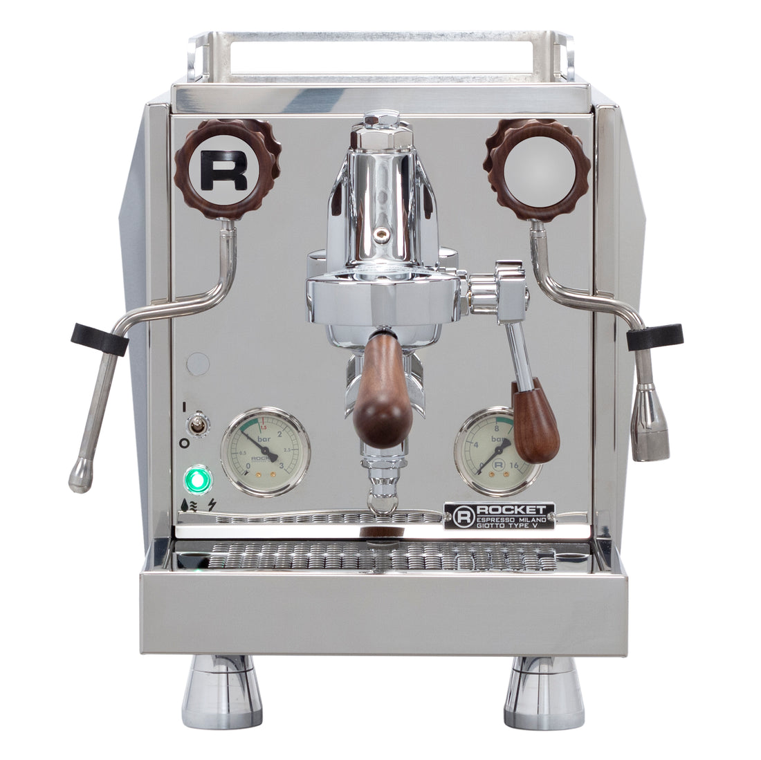 Rocket Espresso Giotto Cronometro V Espresso Machine - Walnut Accents