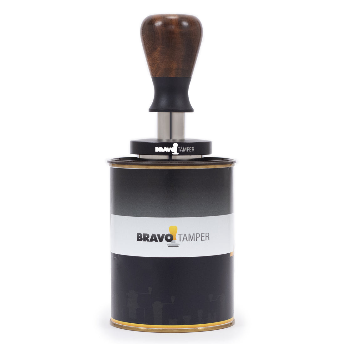 Bravo Espresso Tamper Dark Wood Handle 54.7mm