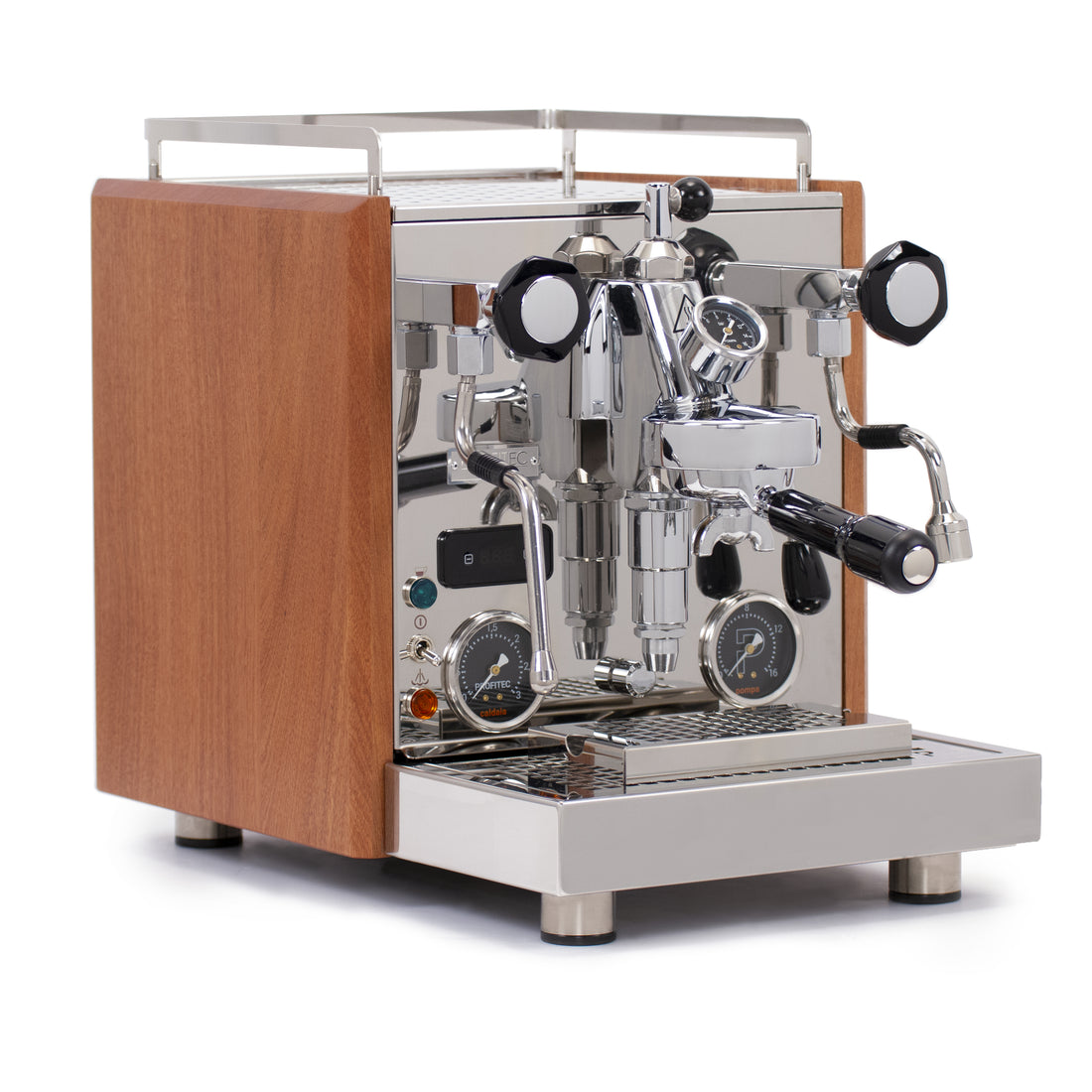 Profitec Pro 700 Espresso Machine with Flow Control - Sapele Mahogany