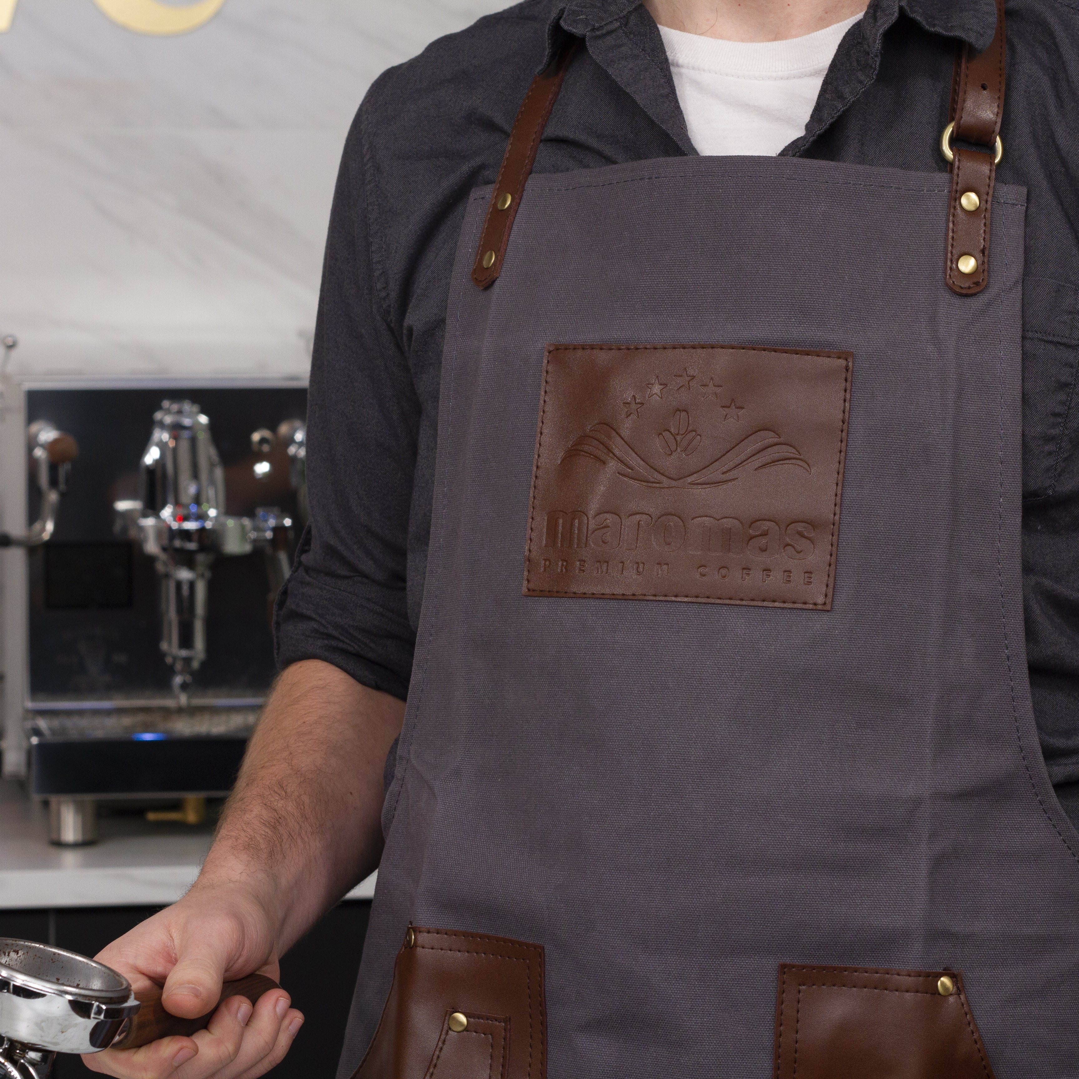期間限定大幅値下げPP* closet　LITTLE BARISTA APRON Maromas Barista Apron – Whole Latte Love