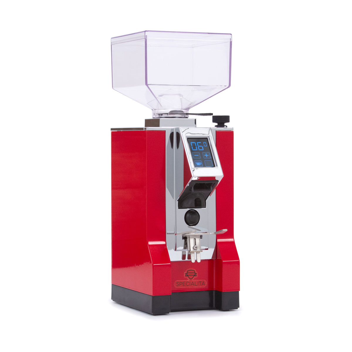 Eureka Mignon Specialita Espresso Grinder in Ferrari Red Whole Latte Love