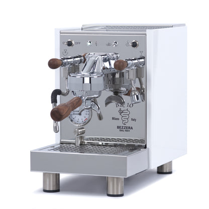 Image 1 of 17 - Bezzera BZ10 in White Left Facing with Rosewood || White