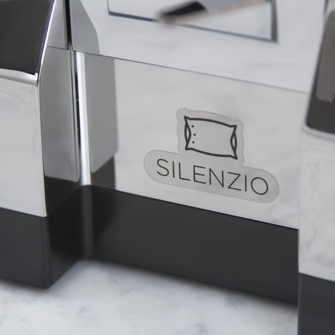 Eureka Mignon Silenzio Espresso Grinder in Polished Natural Silver