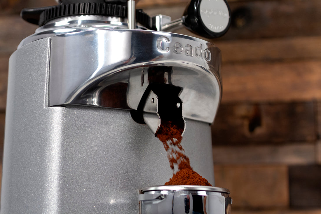 Ceado E37S Quick Set Espresso Grinder in White
