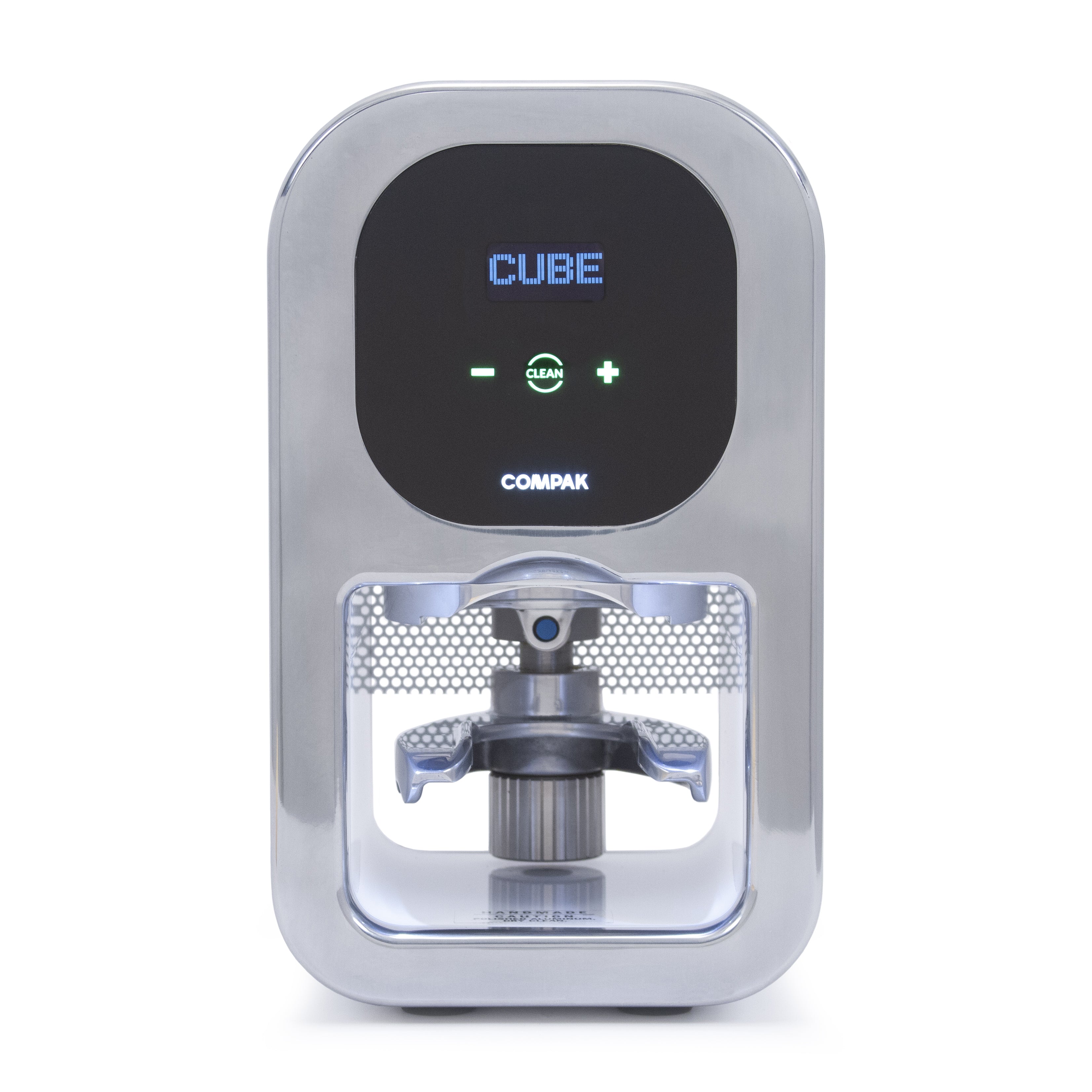 Compak Cube Automatic Tamper 58mm- Glossy White Compak Cube Automatic ...