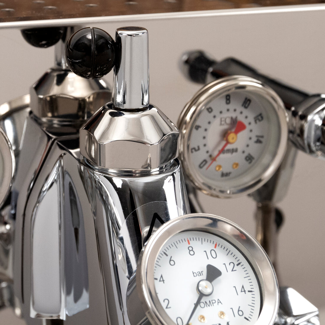Brew pressure gauge