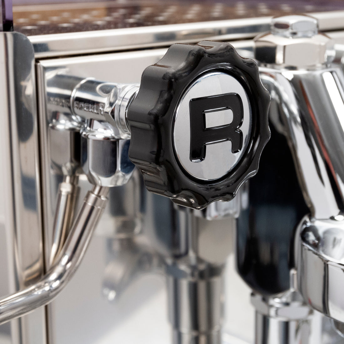 Rocket Espresso Appartamento Espresso Machine - Sapele Quarter Cut