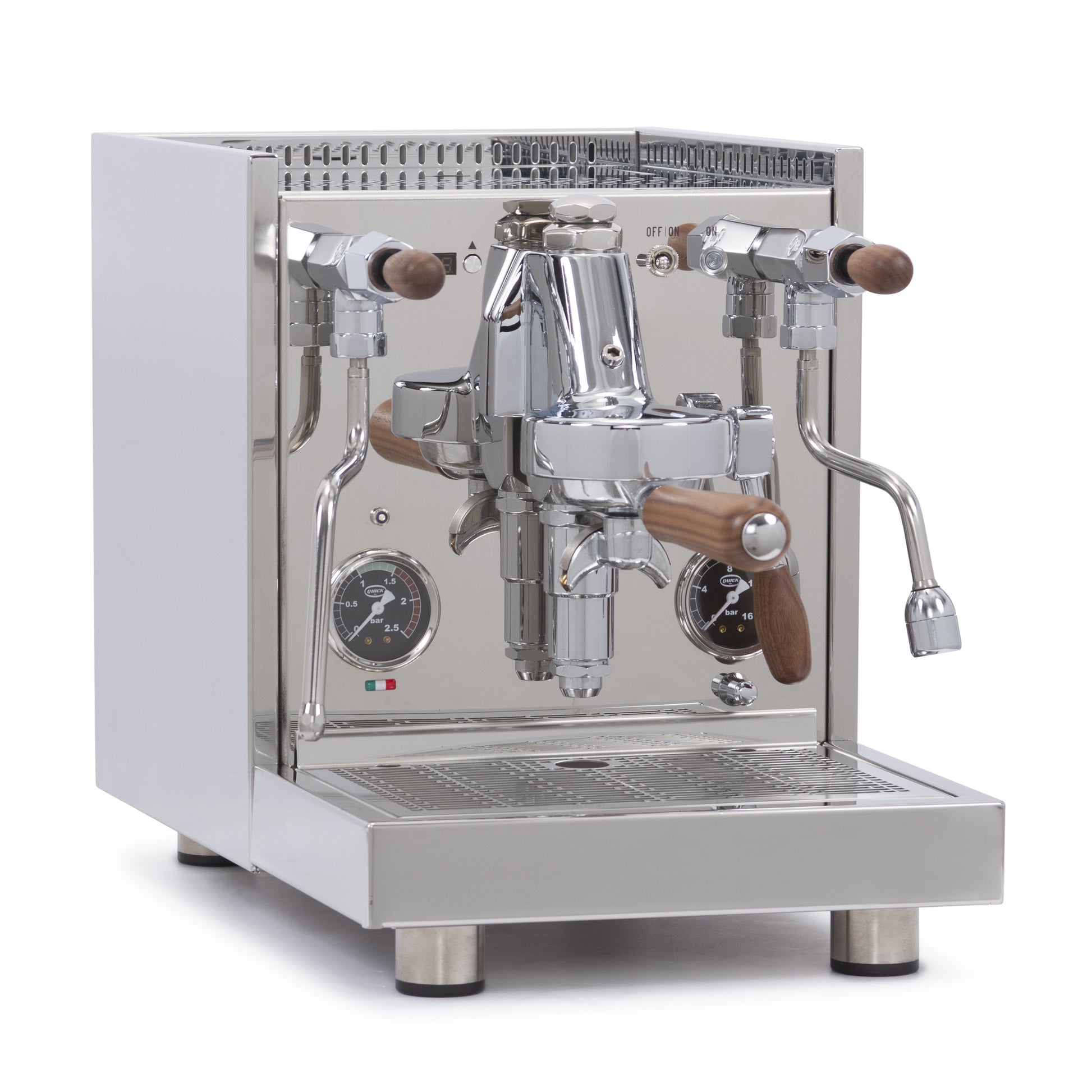 Quick Mill Arnos Espresso Machine - Walnut Accents – Whole Latte Love