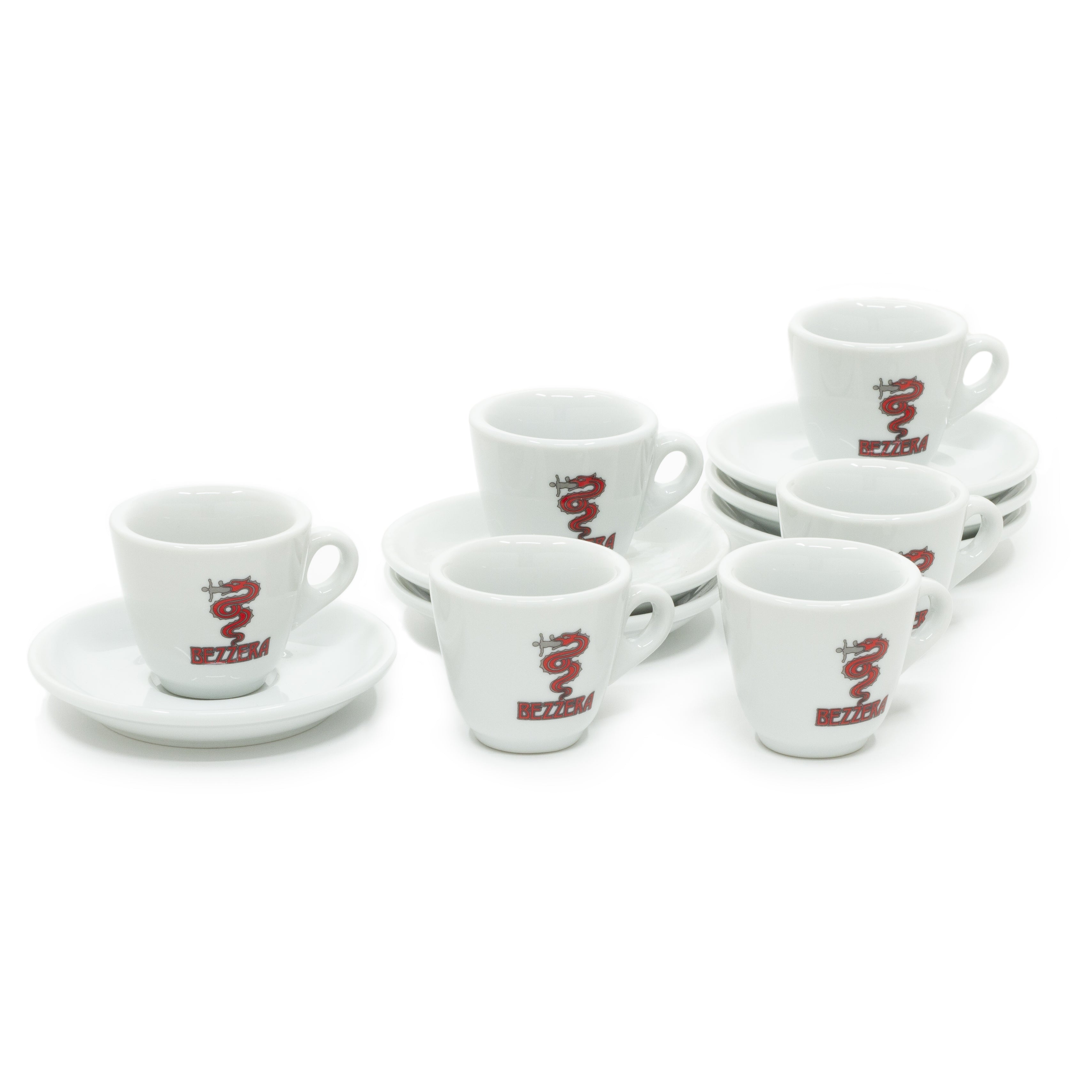 Bezzera Espresso Cup and Saucer Set – Whole Latte Love