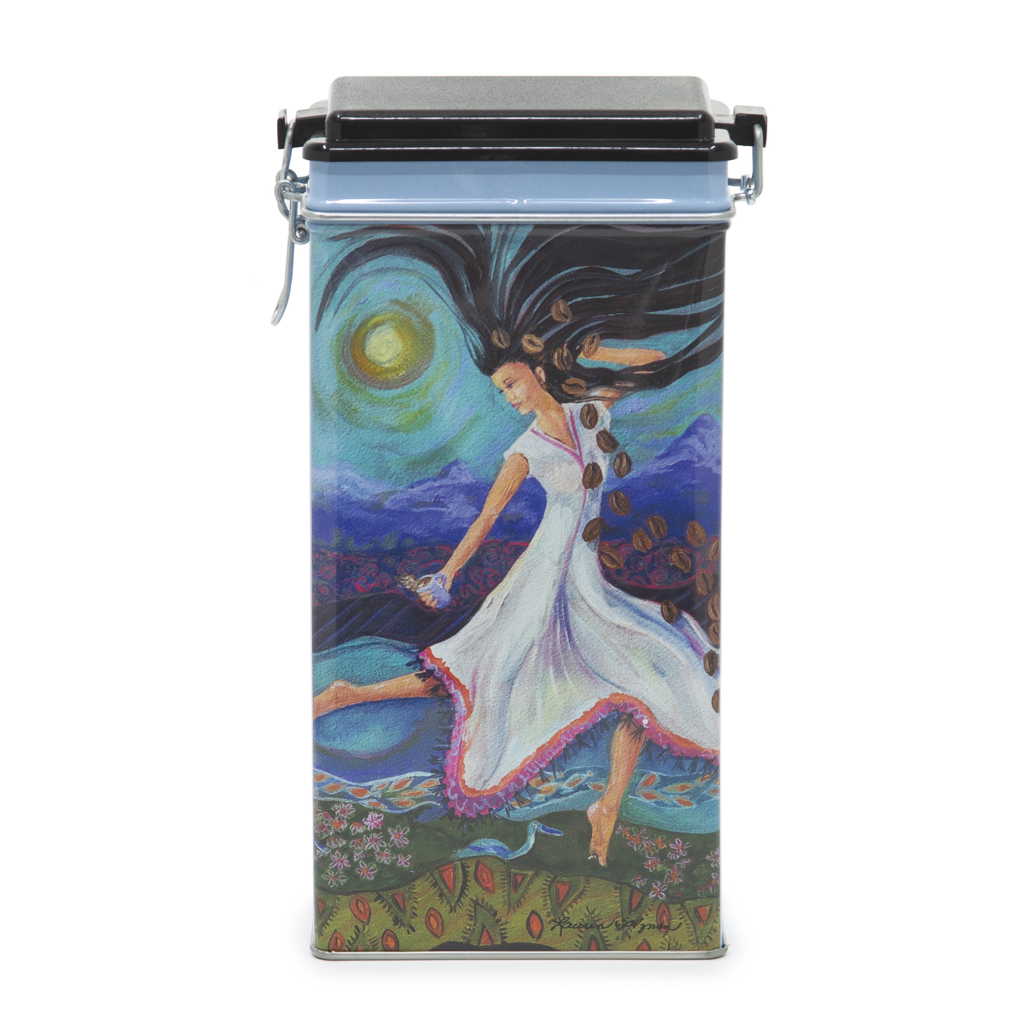 Lauren Salzman Art - Coffee Dance Storage Tin – Whole Latte Love