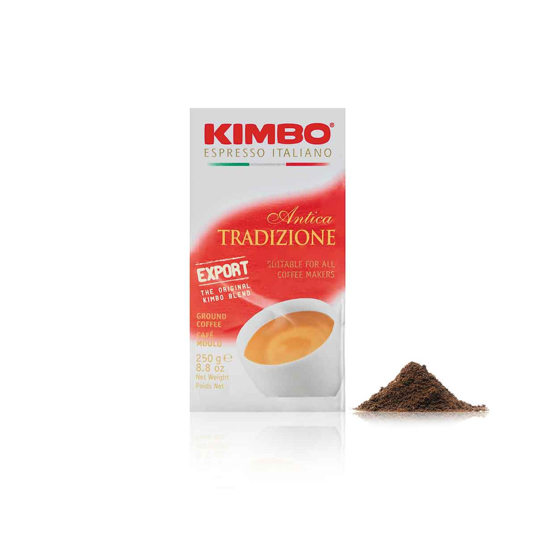 Kimbo il Caffe di Napoli Antica Tradizione Ground 250g - Bag – Whole Latte  Love