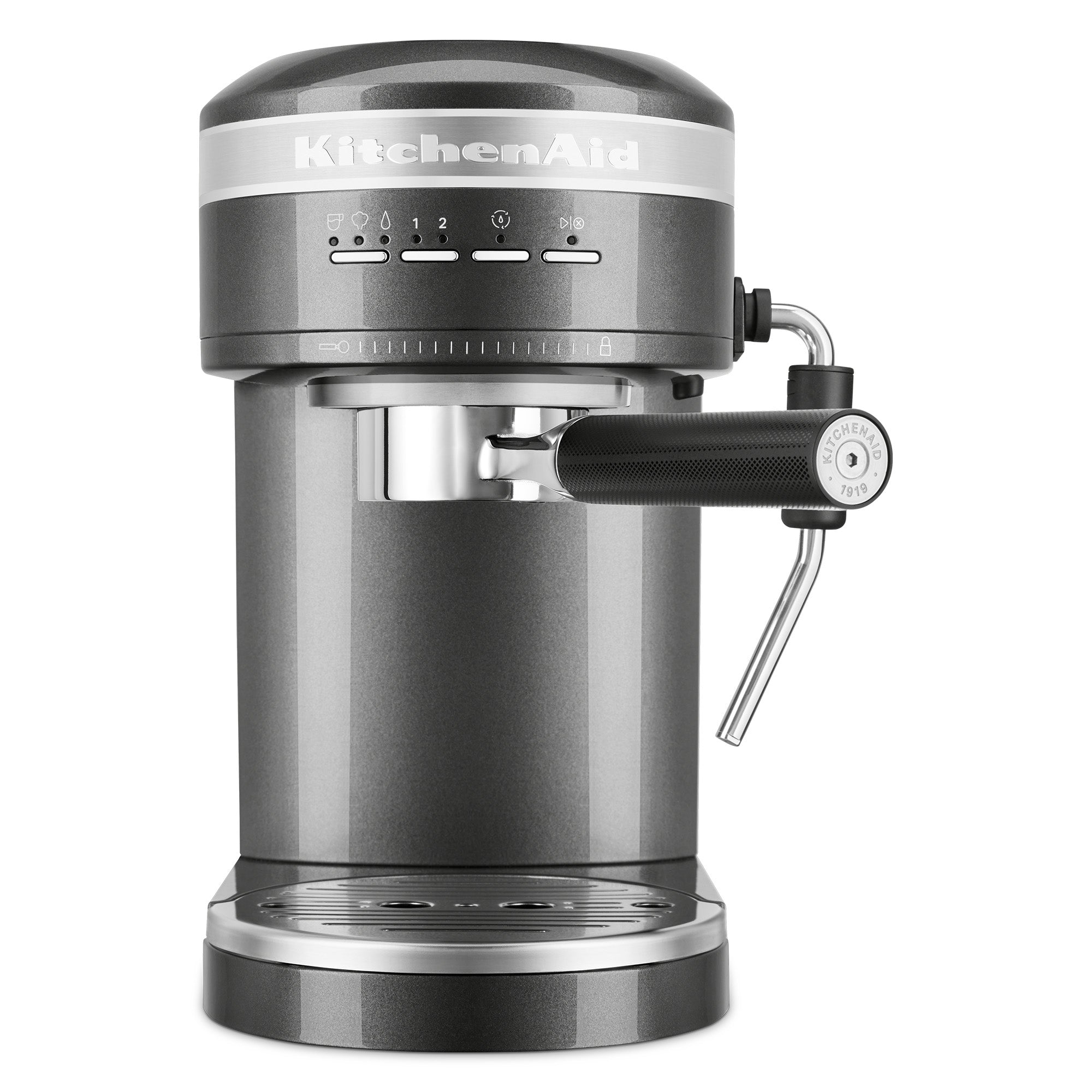 KitchenAid® Semi-Automatic Espresso Machine - Matte Charcoal Grey – Whole  Latte Love