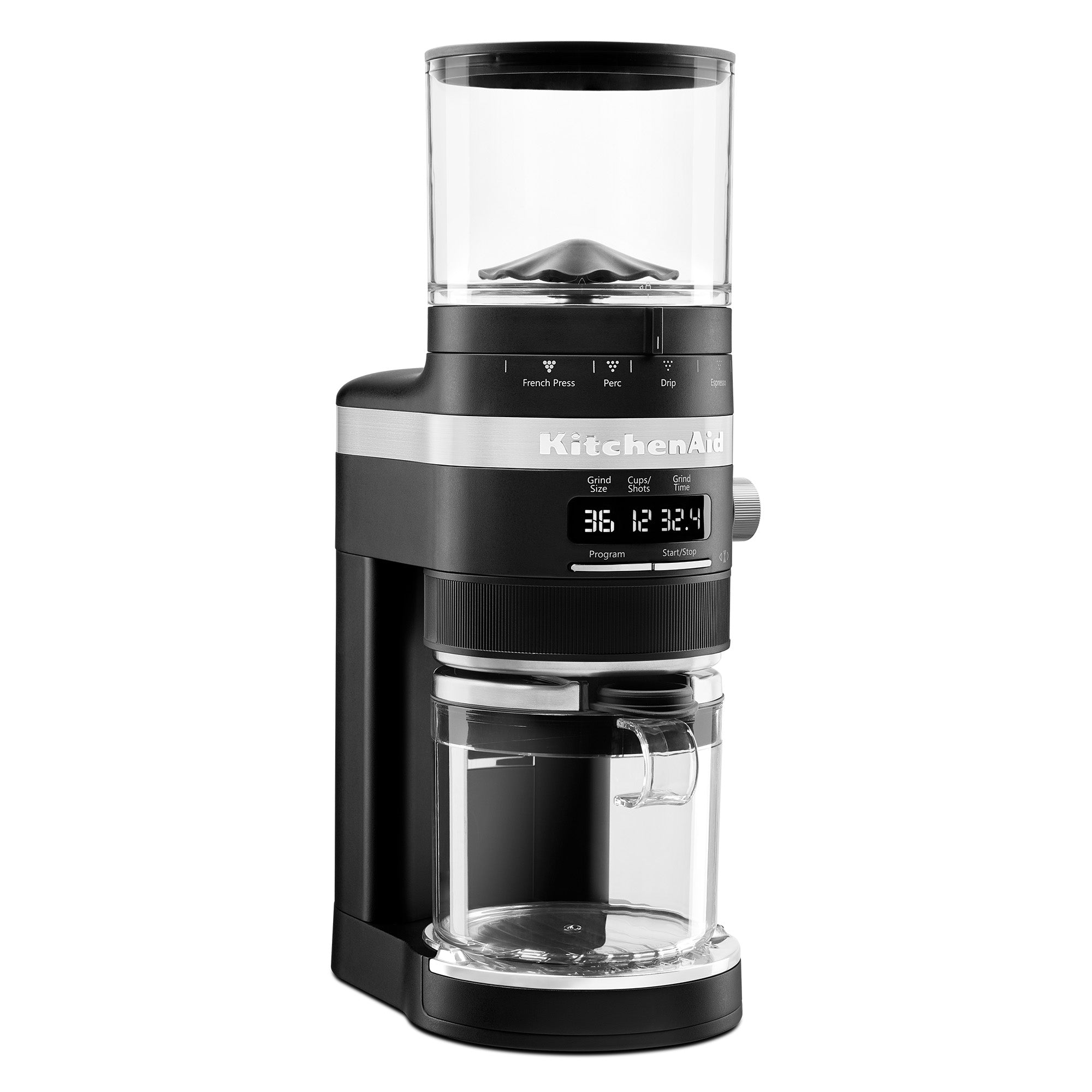 KitchenAid Matte Black Espresso Machine and Burr Grinder Set +