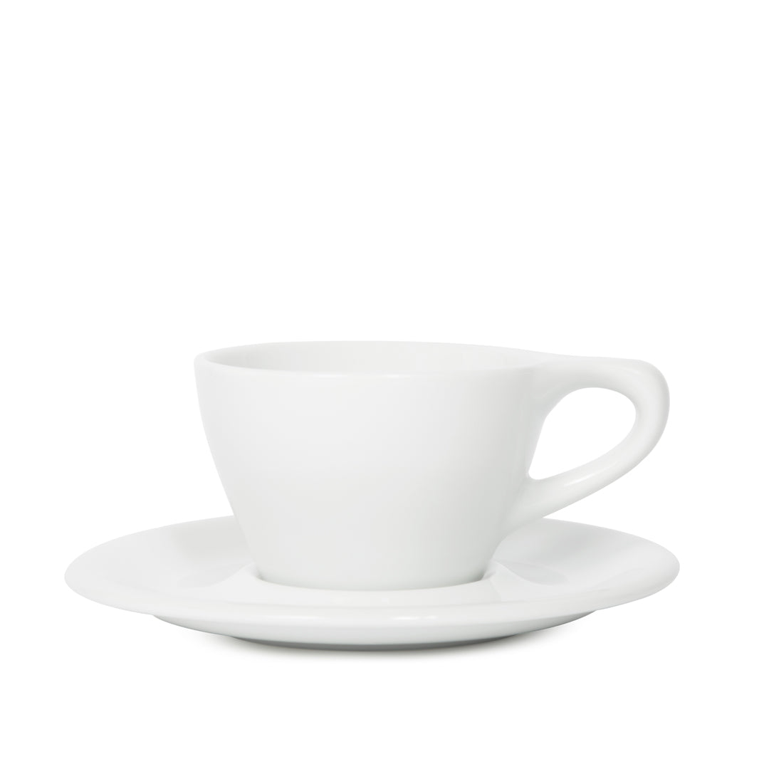 notNeutral Double Cappuccino Cup and Saucer - White