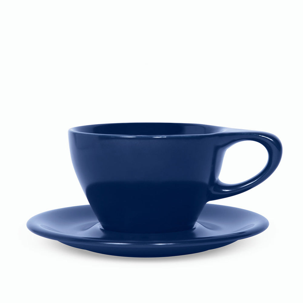 notNeutral Small Latte Cup and Saucer - Indigo