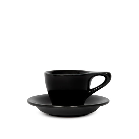 Black espresso cups