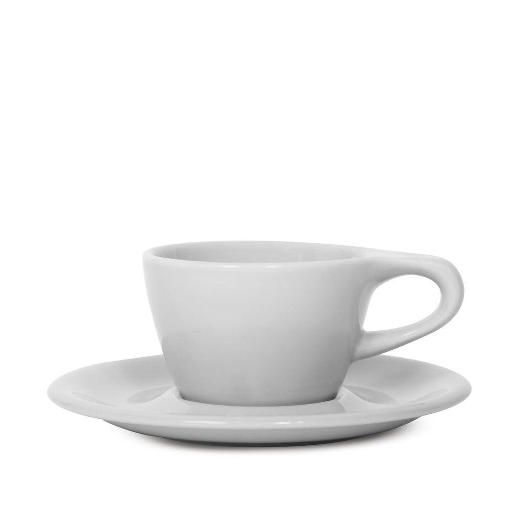 notNeutral Cappuccino Cup and Saucer - Light Gray