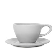 notNeutral Small Latte Cup and Saucer - Light Gray