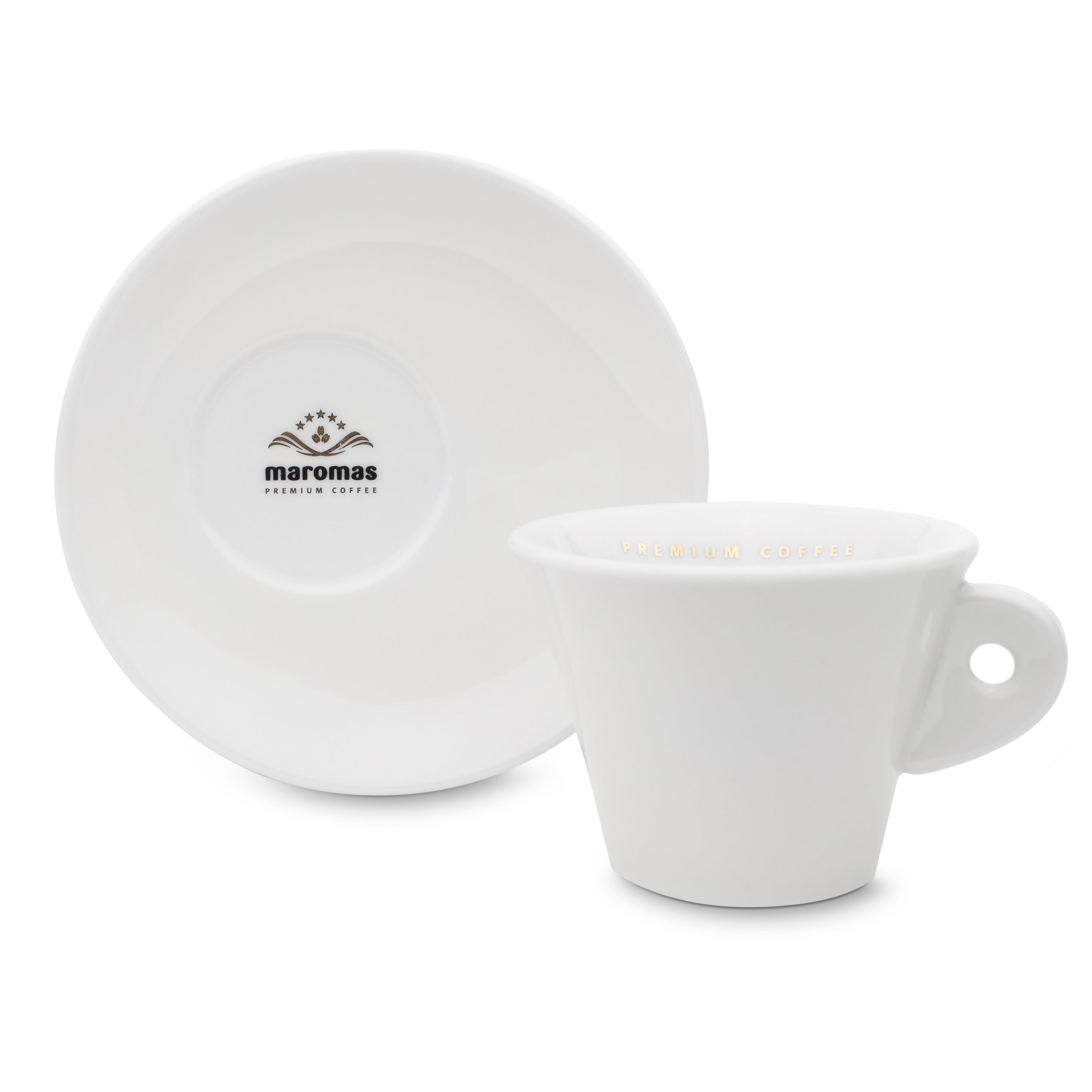 Maromas Cappuccino Cup and Saucer