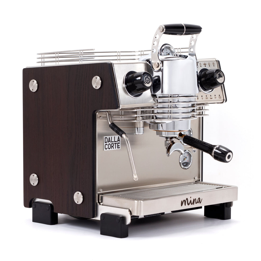Dalla Corte Mina Espresso Machine (110v) - Dark Oak