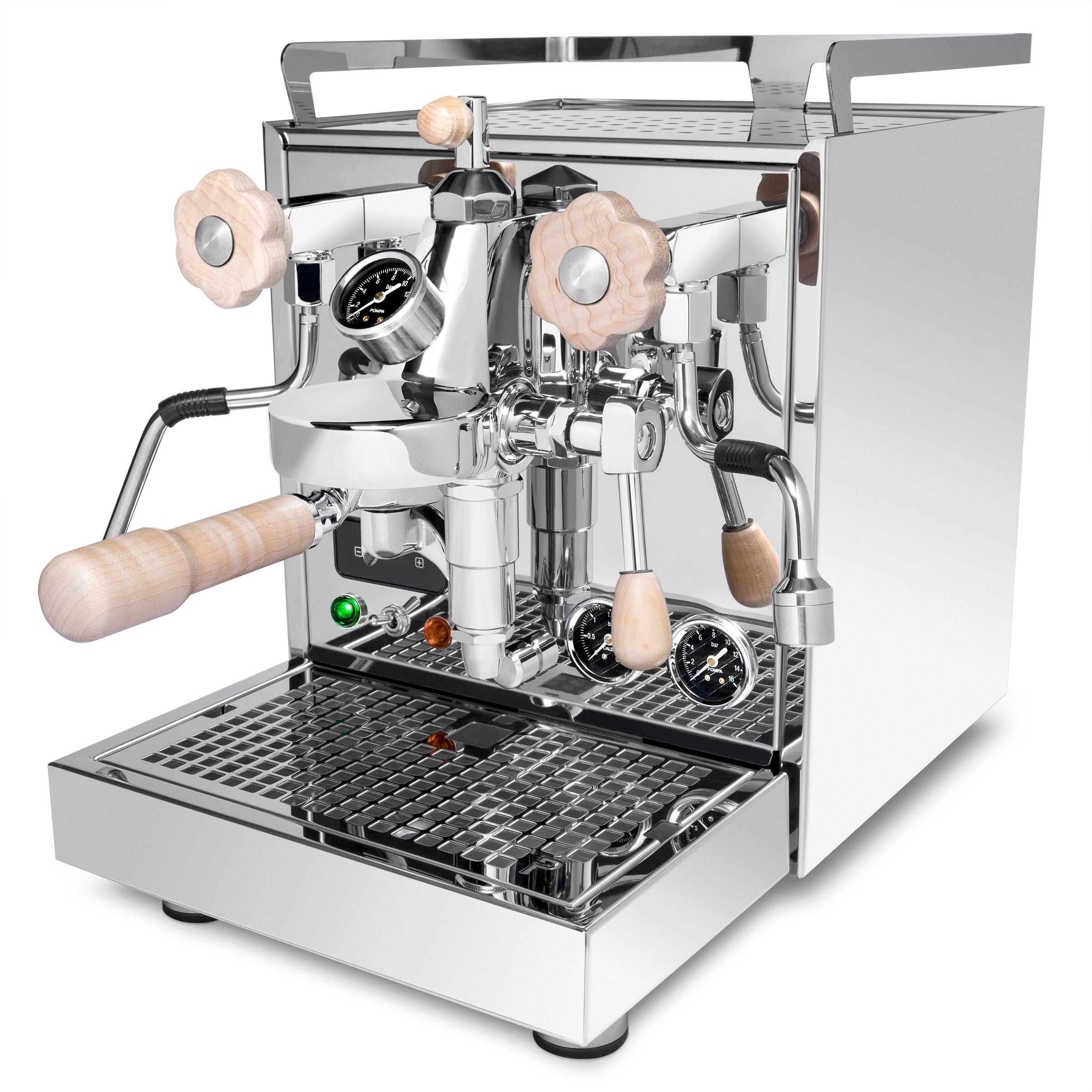 Profitec Pro 500 PID Espresso Machine with Flow Control with Tiger Maple Accents - Default Title