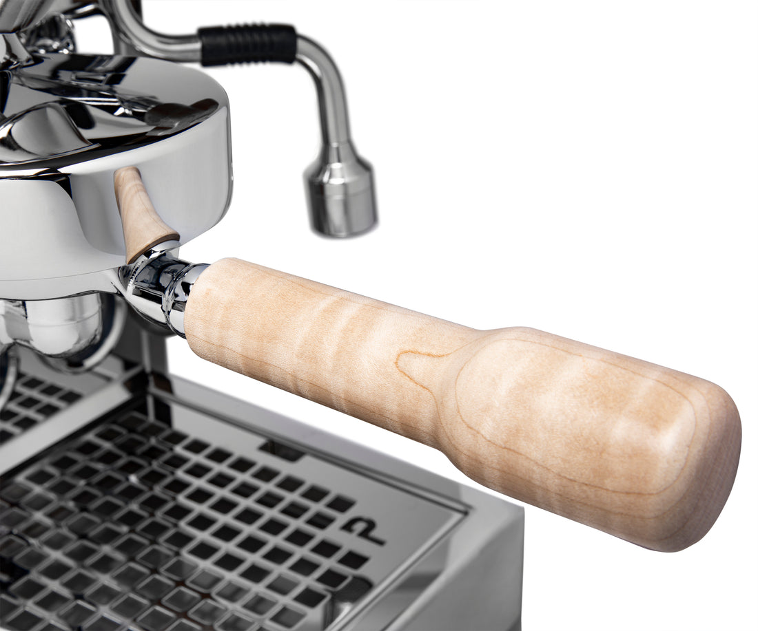 Profitec Pro 500 PID Espresso Machine with Flow Control with Tiger Maple Accents