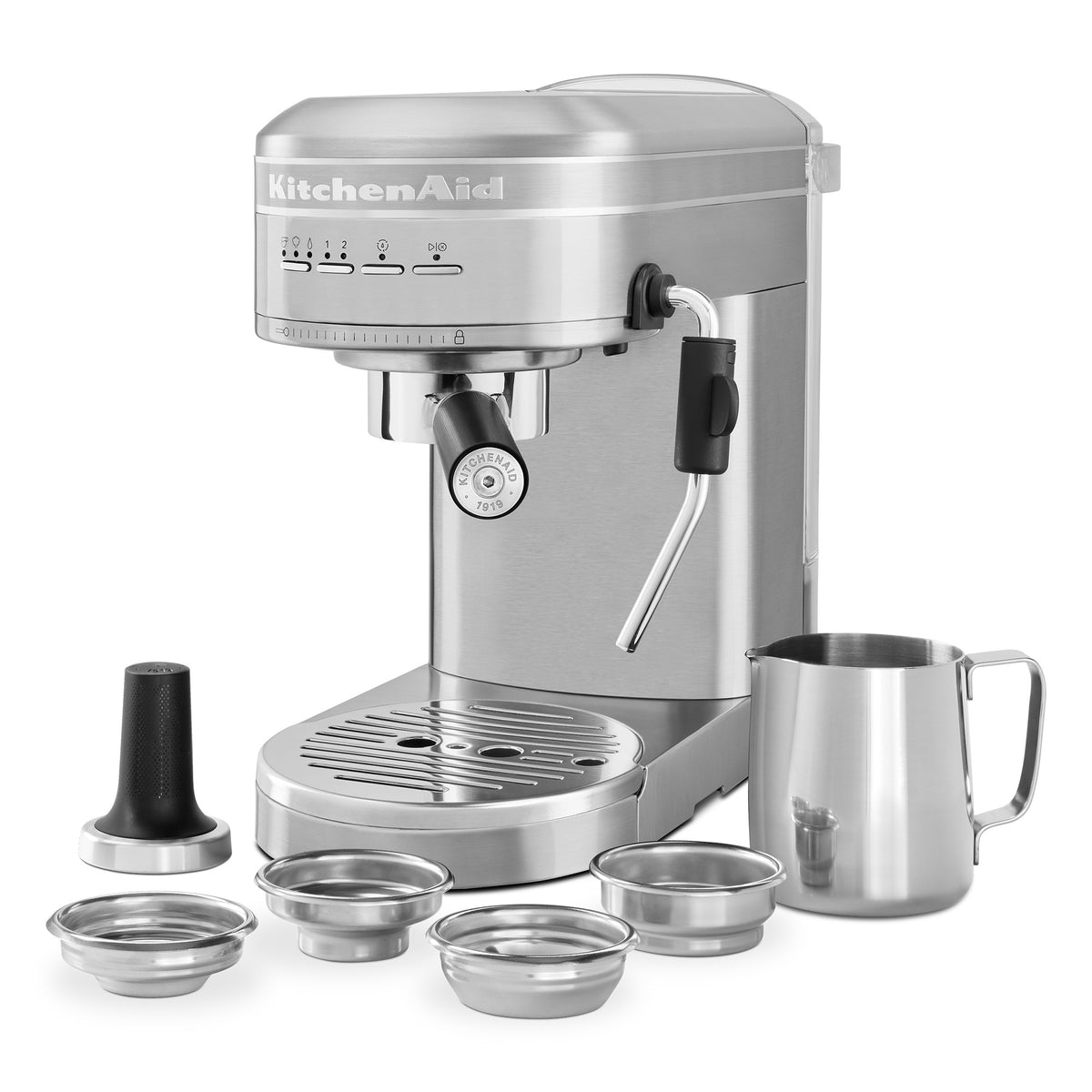 KitchenAid® SemiAutomatic Espresso Machine Brushed Stainless Steel