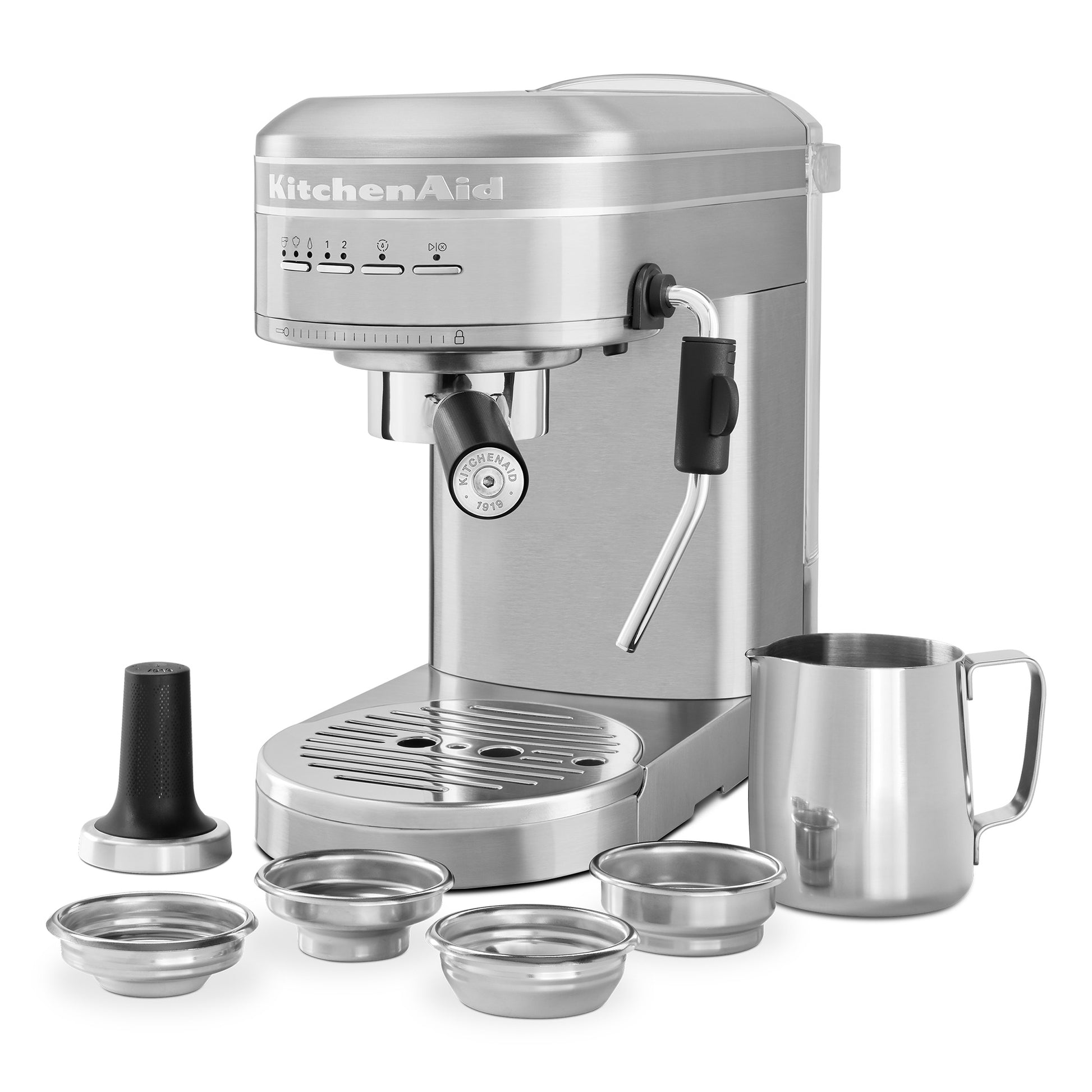 KitchenAid Semi-Automatic Espresso Machine has a 15-bar Italian