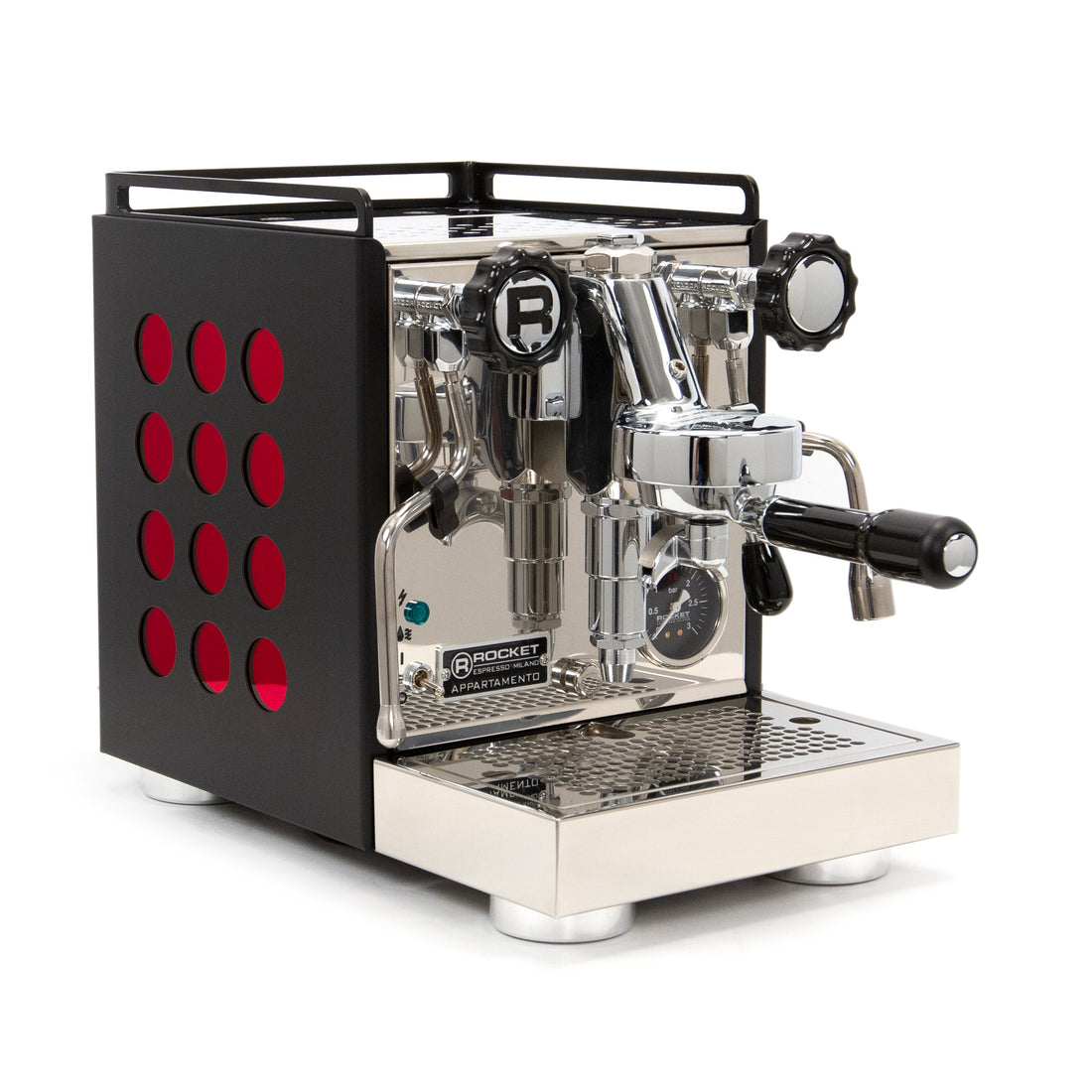 Rocket Espresso Appartamento Serie Nera Espresso Machine - Ruby
