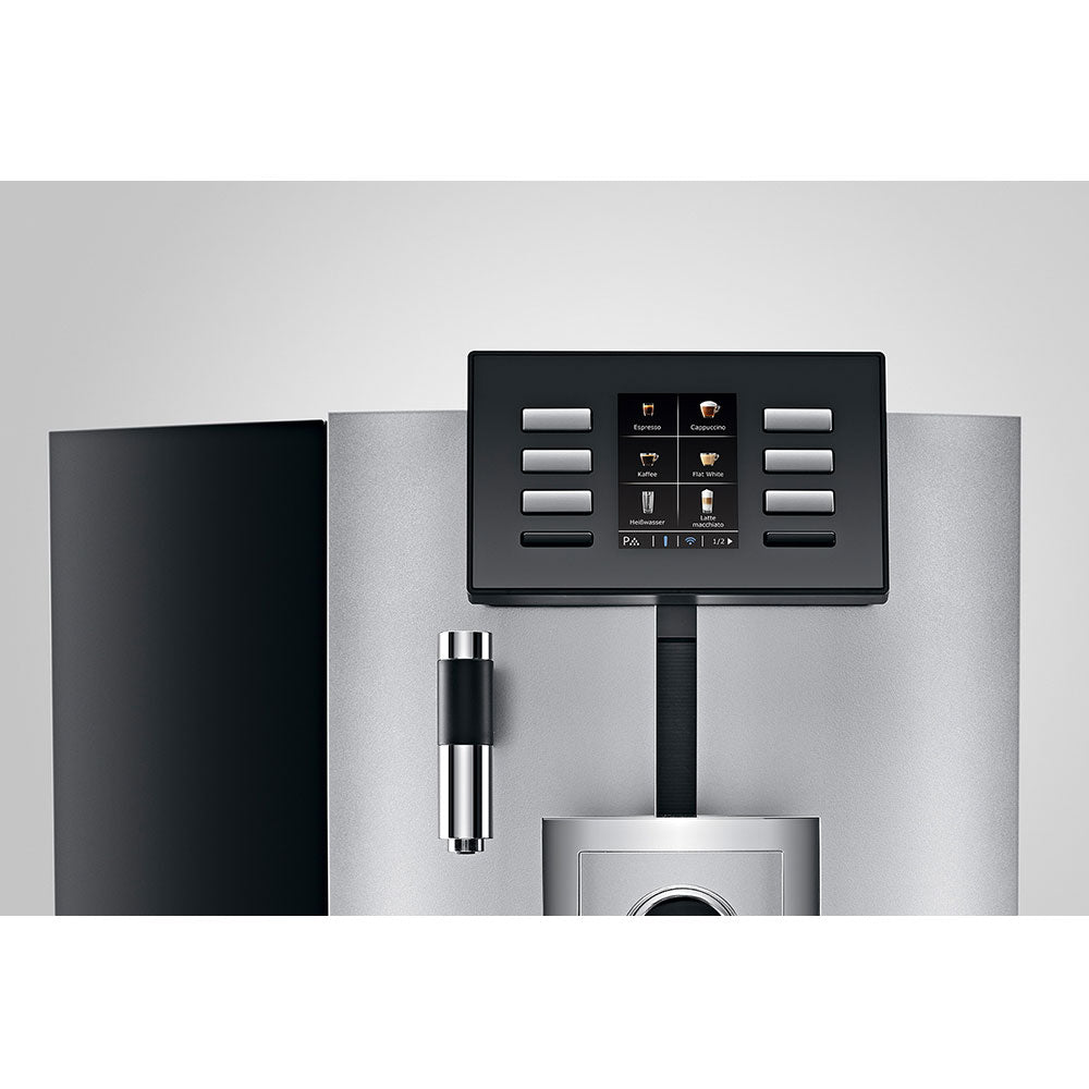 Jura X8 Platinum Espresso Machine Display