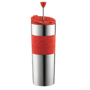 Bodum 15oz Traveling French Press Coffee Maker in Red