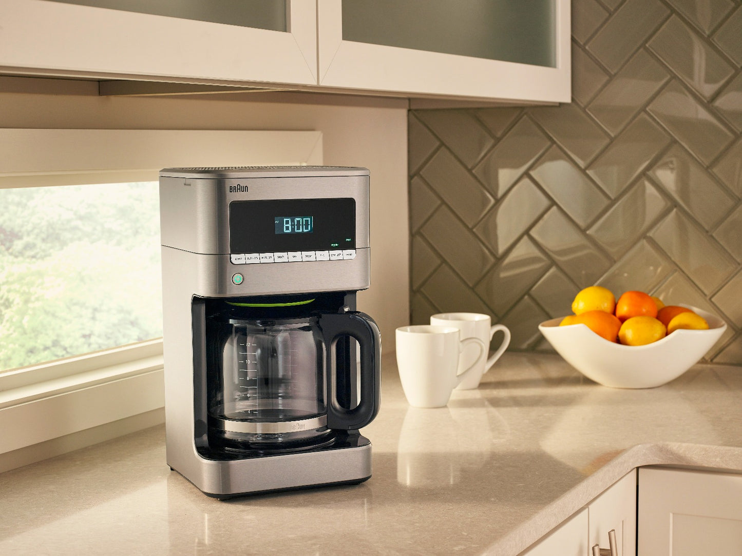 Braun KF7150BK BrewSense Coffee Maker in Black/Stainless Whole Latte Love