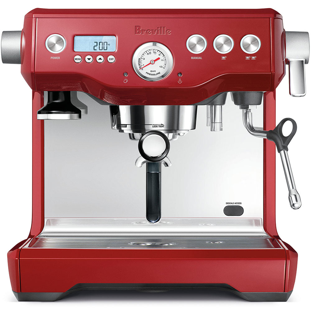 Breville BES920XL Dual Boiler Espresso Machine in Red