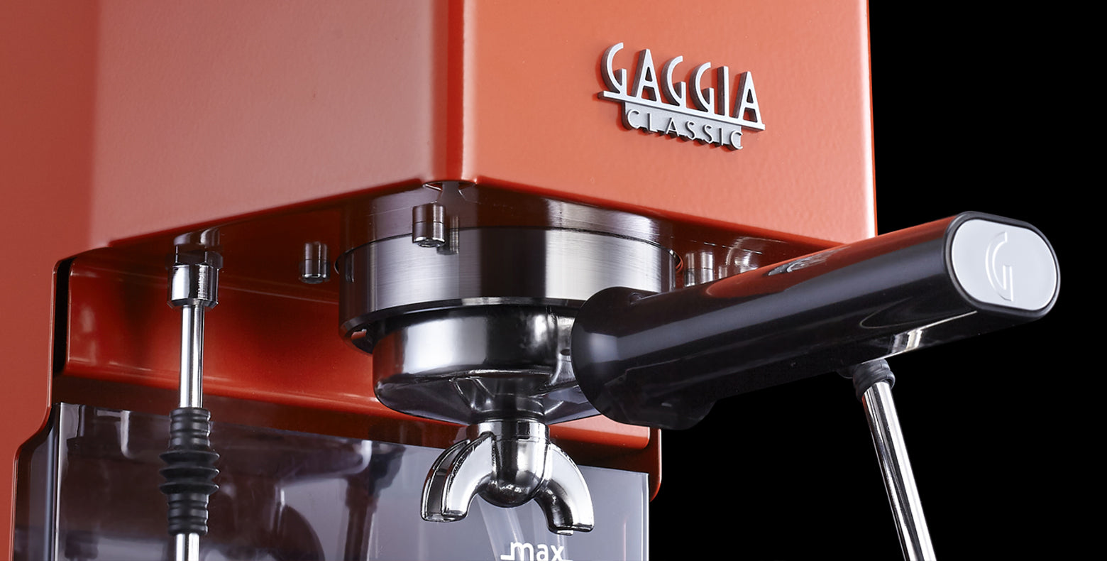 Gaggia Classic Pro Espresso Machine in Lobster Red – Whole Latte Love