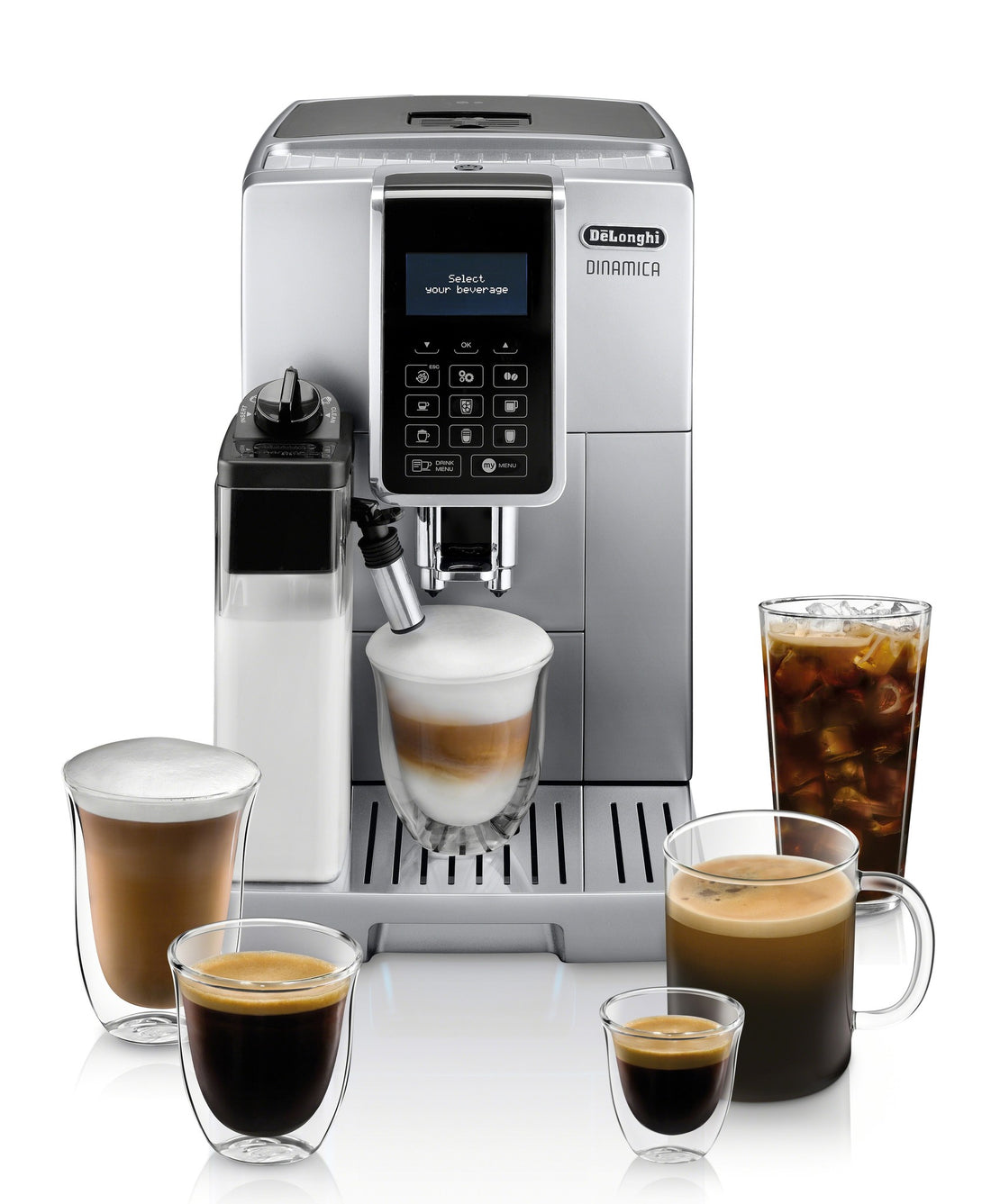 DeLonghi Distinta Electric Milk Frother – Whole Latte Love