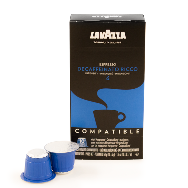 Lavazza Decaffeinato Ricco Espresso Capsules – Whole Latte Love