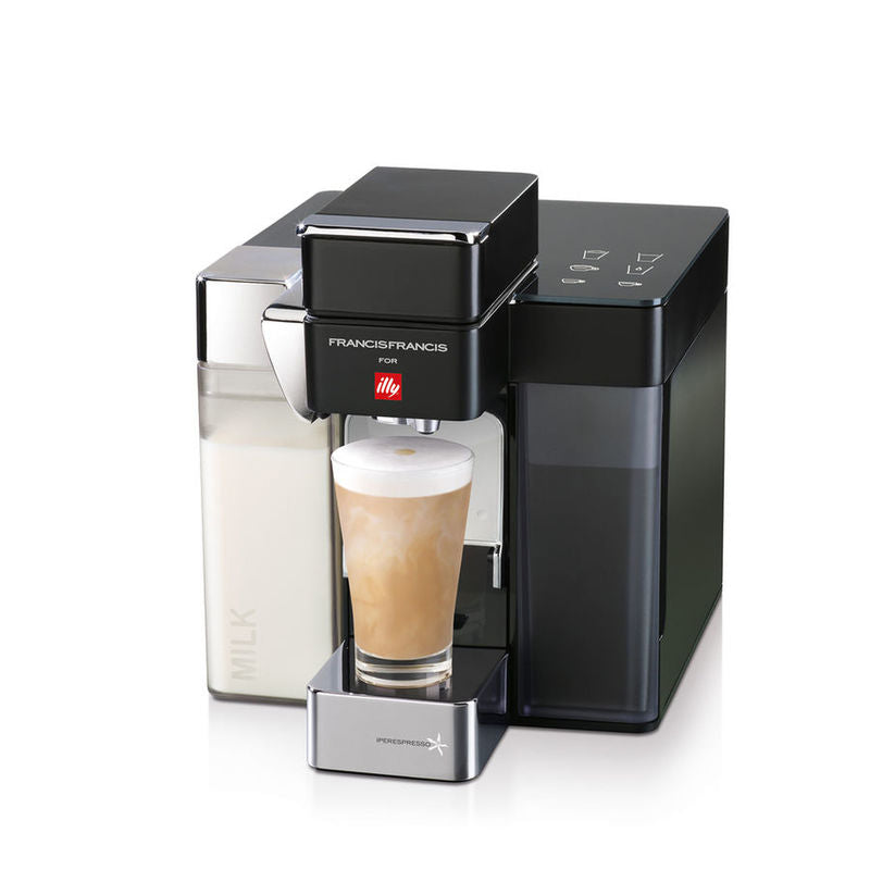 illy Y5 iperEspresso Milk, Espresso & Coffee Machine - Black