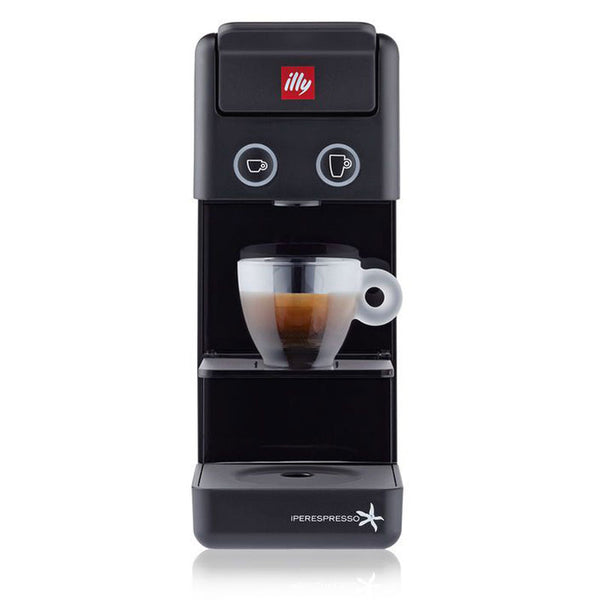 Francis Francis Y3.2 Espresso and Coffee Machine in Black – Whole