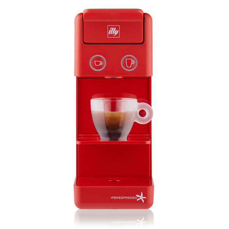 illy Y3.2 iperEspresso Espresso & Coffee Machine in Red