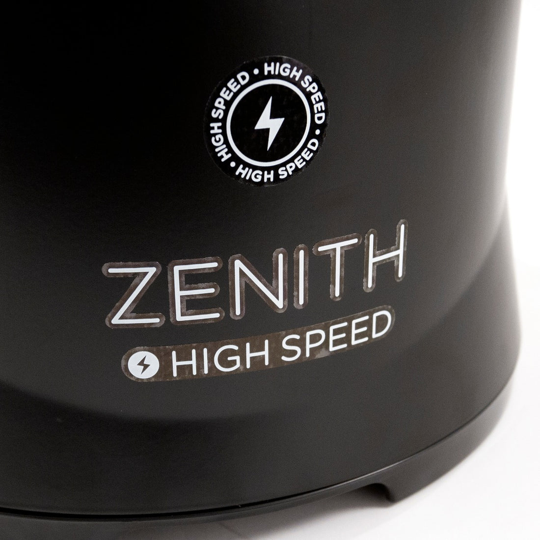"ZENITH HIGH SPEED" logo on the base