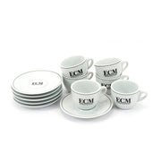 Set of 6 ECM Espresso Cups and Saucers