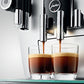 JURA J6 brewing two espressos