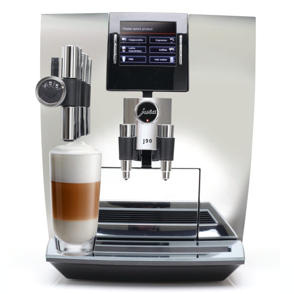 JURA Impressa J90, with a latte macchiato