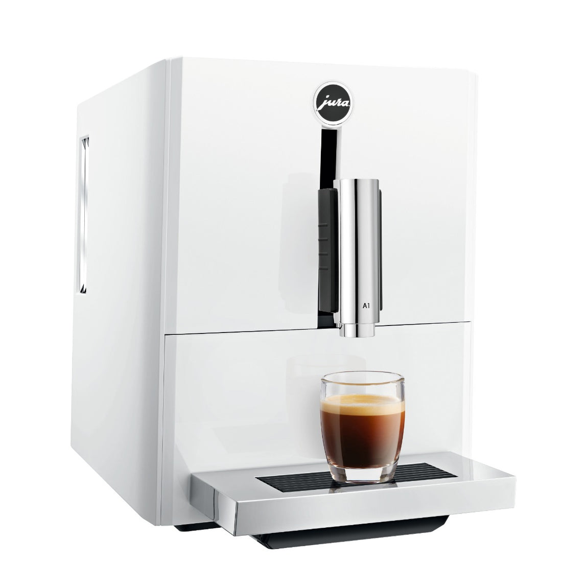 JURA A1 with a cup of espresso