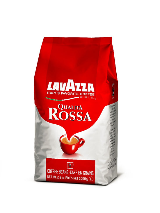 Lavazza Qualita Rossa Whole Bean Medium Roast Espresso Coffee Whole